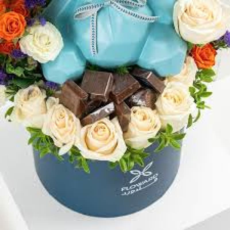 New Baby Teddy Bear Flowers
